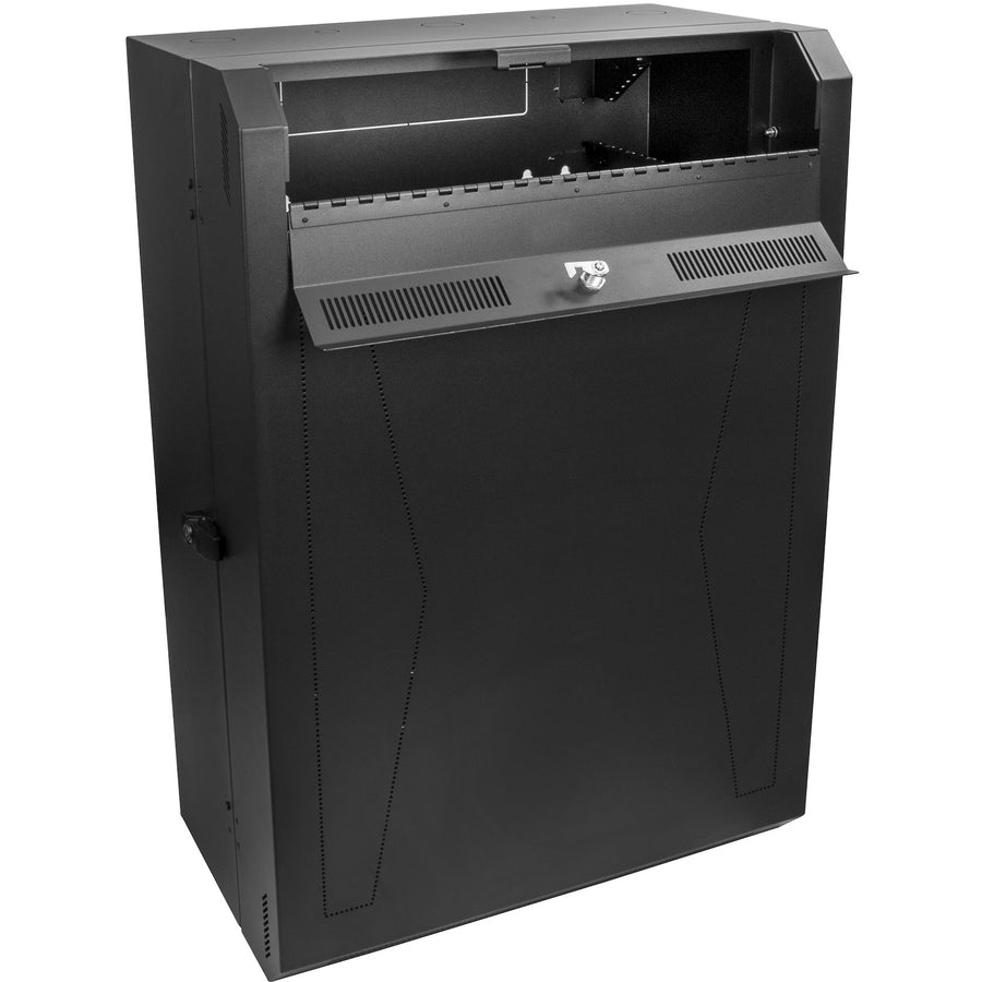 Startech.Com 8U 19" Vertical Wall Mount Server Rack Cabinet - Low Profile (15") - 30" Deep Locking