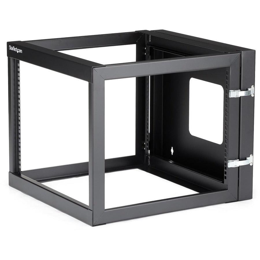 Startech.Com 8U 22In Depth Hinged Open Frame Wall Mount Server Rack