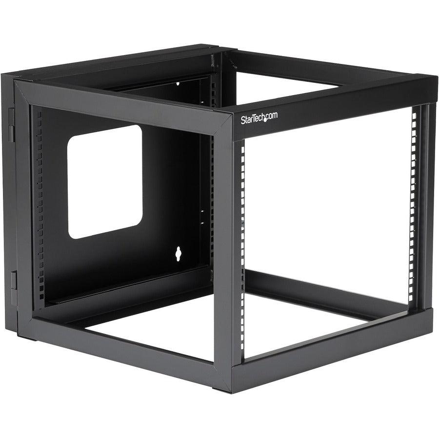 Startech.Com 8U 22In Depth Hinged Open Frame Wall Mount Server Rack