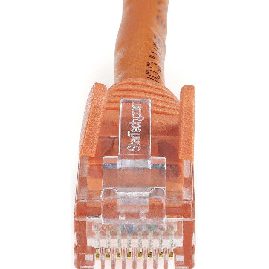 Startech.Com 9Ft Cat6 Ethernet Cable - Orange Cat 6 Gigabit Ethernet Wire -650Mhz 100W Poe Rj45