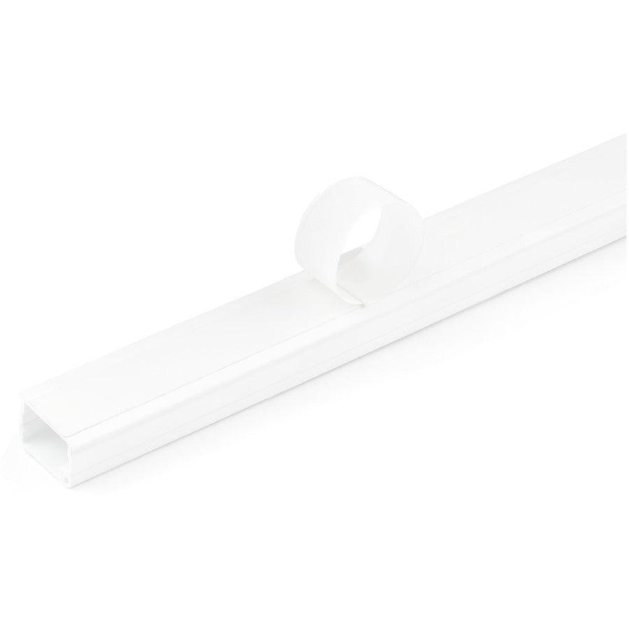 Startech.Com Cable Management Raceway W/Adhesive Tape 78In - Network Cable Hider Kit - Solid Wall