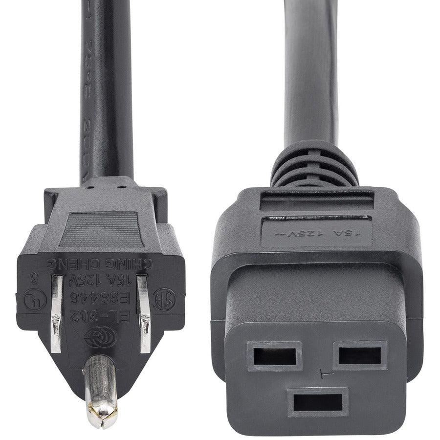 Startech.Com Computer Power Cord - Nema 5-15P To C19, 14 Awg, 6 Ft