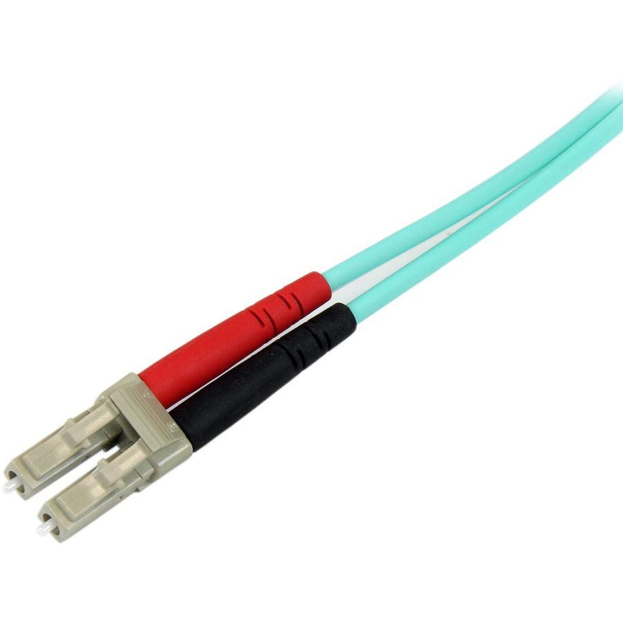 Startech.Com Fiber Optic Cable - 10 Gb Aqua - Multimode Duplex 50/125 - Lszh - Lc/Sc - 10 M