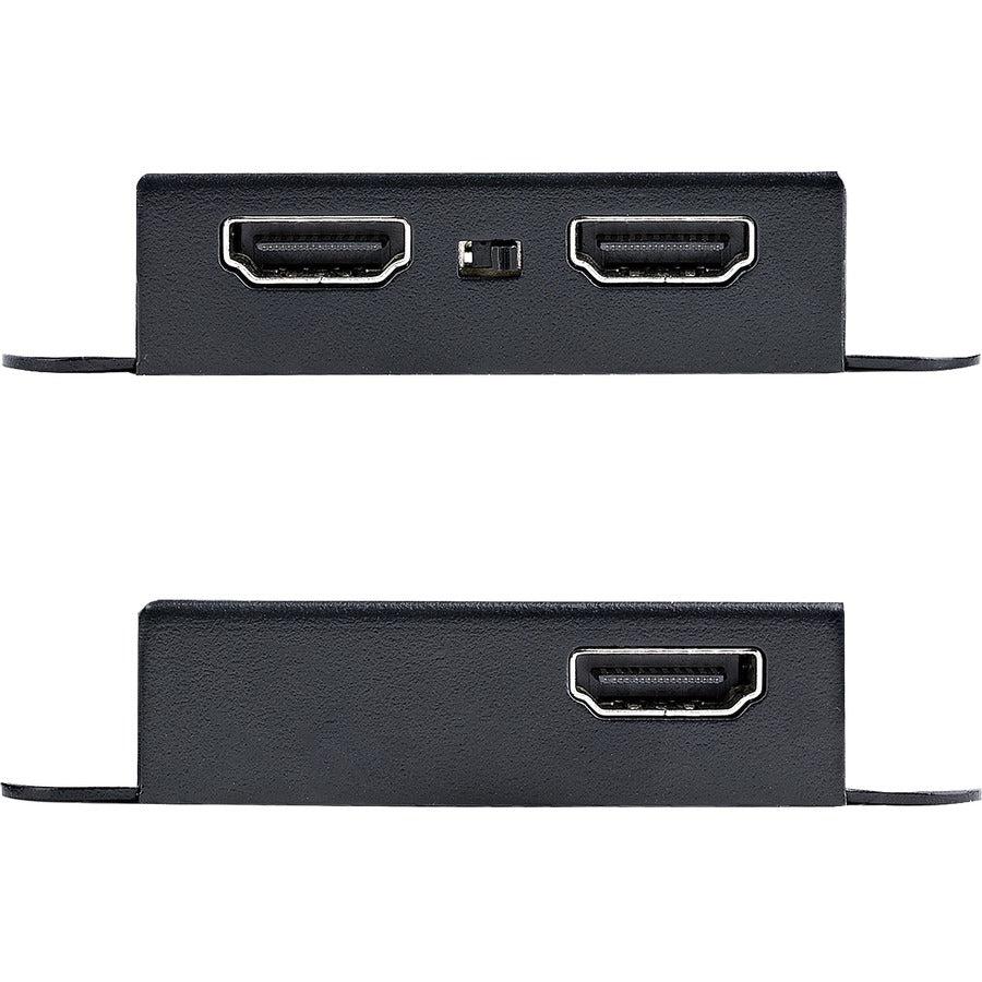 Startech.Com Hdmi Extender Over Cat6/Cat5, 4K30Hz/130Ft Or 1080P/230Ft Video Extender, Hdmi Over Ethernet Extender, Poc Hdmi Transmitter And Receiver Kit, Ir Ext. - Local Video