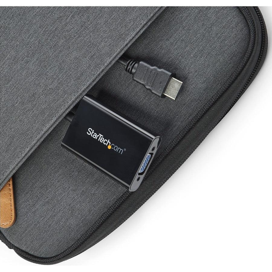 Startech.Com Hdmi To Vga Video Adapter Converter With Audio For Desktop Pc / Laptop / Ultrabook - 1920X1080