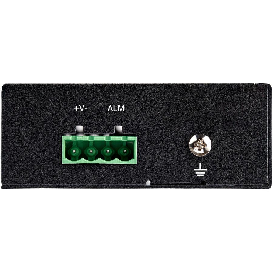 Startech.Com Industrial Fiber To Ethernet Media Converter - 1Gbps Sfp To Rj45/ Cat6 -