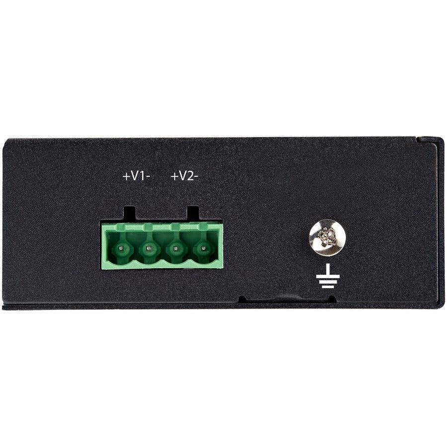 Startech.Com Industrial Gigabit Ethernet Poe Injector - 30W 802.3At Poe+ Midspan 48V-56Vdc Din