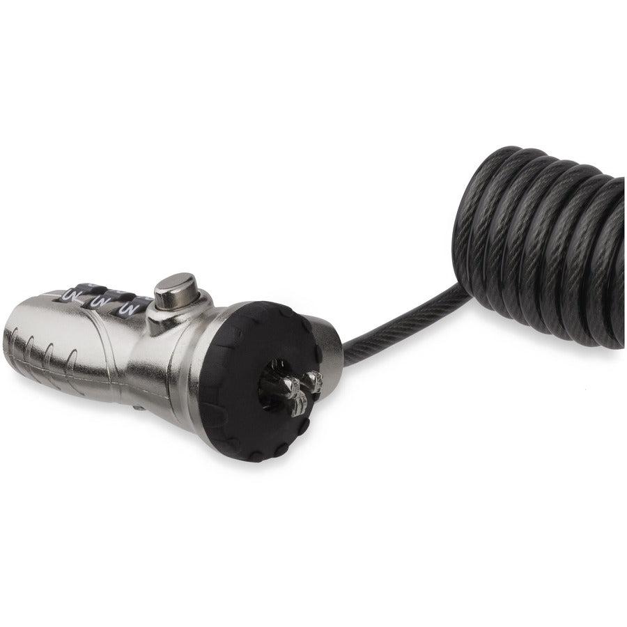 Startech.Com Laptop Cable Lock - Self-Coiling Cable - 3-Digit Combination Lock