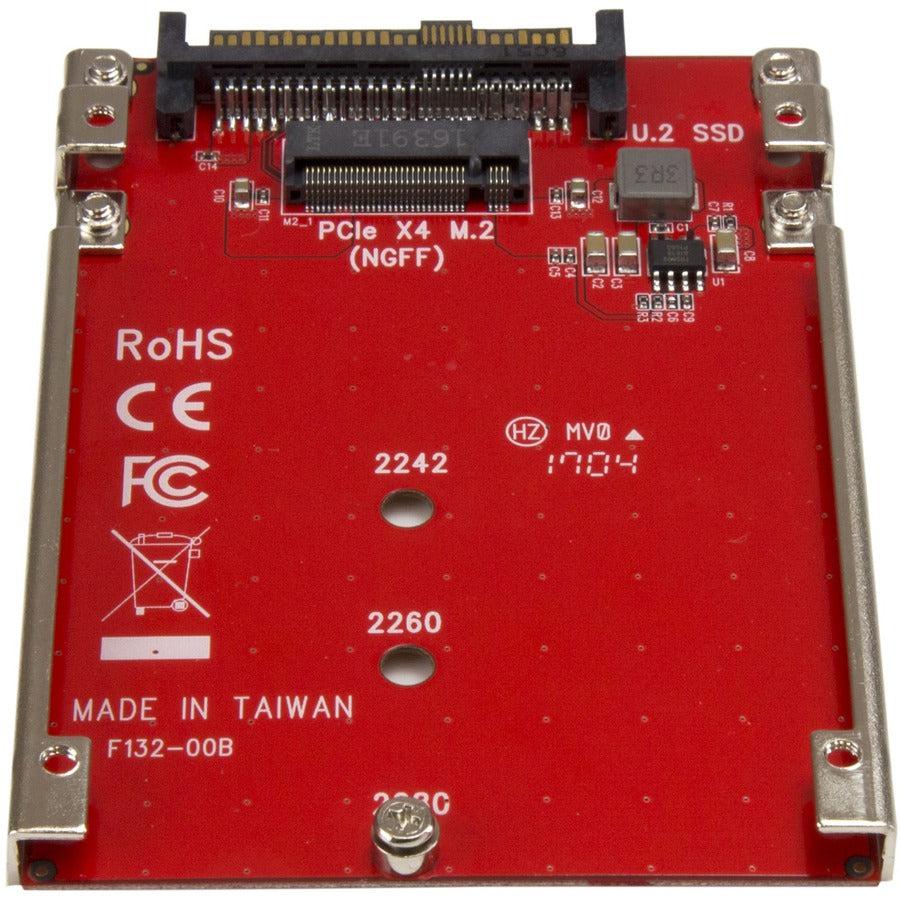 Startech.Com M.2 Drive To U.2 (Sff-8639) Host Adapter For M.2 Pcie Nvme Ssds