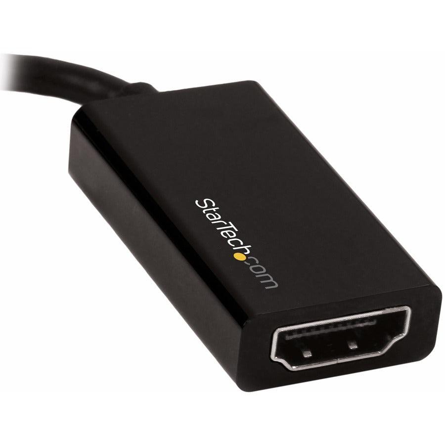 Startech.Com Mini Displayport To Hdmi Adapter - Active Mdp 1.4 To Hdmi 2.0 Video Converter - 4K 60Hz