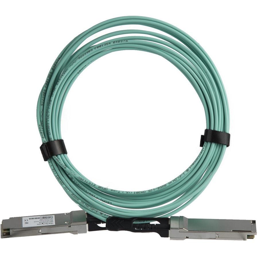 Startech.Com Msa Uncoded 7M/23Ft 40G Qsfp+ To Qsfp+ Aoc Cable - 40 Gbe Qsfp+ Active Optical Fiber - 40 Gbps Qsfp Plus/Transceiver Module Cable