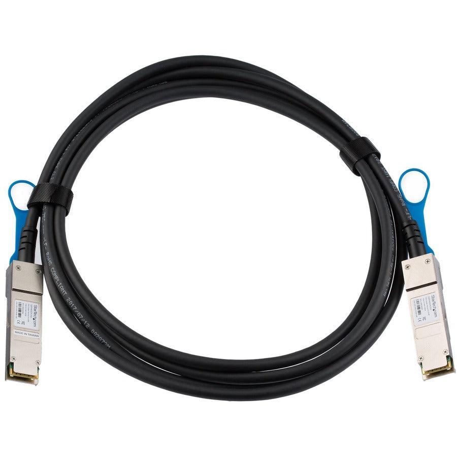 Startech.Com Msa Uncoded Compatible 3M 40G Qsfp+ To Qsfp+ Direct Attach Breakout Cable Twinax - 40
