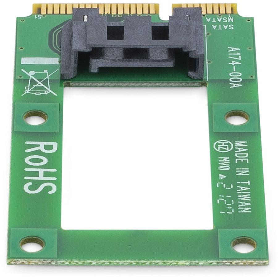 Startech.Com Msata To Sata Hdd / Ssd Adapter  Mini Sata To Sata Converter Card