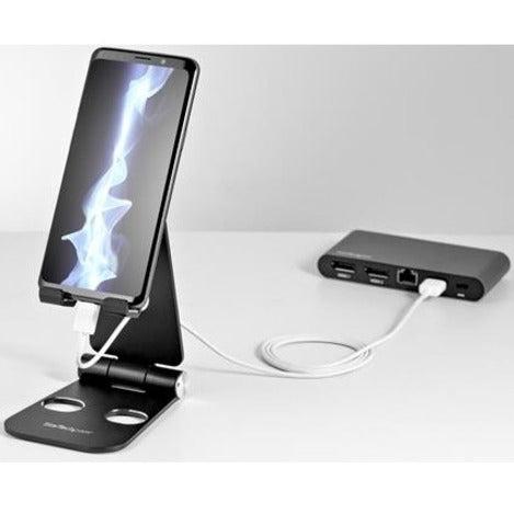 Startech.Com Phone And Tablet Stand - Foldable Universal Mobile Device Holder For Smartphones & Usptlstndb