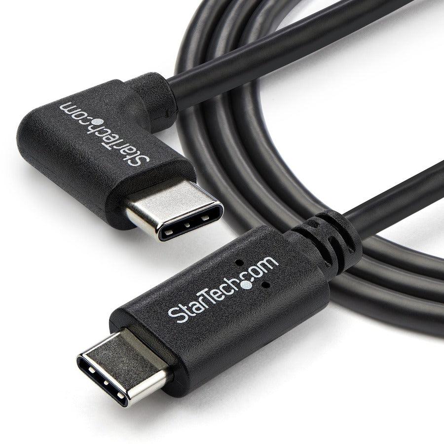 Startech.Com Right-Angle Usb-C Cable - M/M - 1 M (3 Ft.) - Usb 2.0
