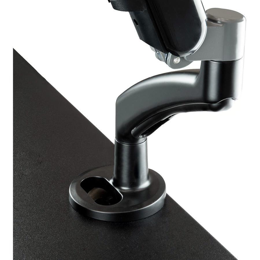 Startech.Com Sit-Stand Desk Converter With Monitor Arm - 35” Wide Work Surface - For Up To 26" Monitor