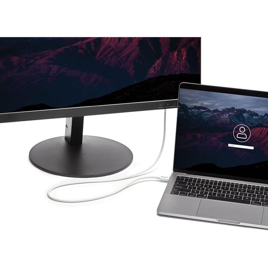 Startech.Com Thunderbolt 3 Cable - 20Gbps - 1M - White - Thunderbolt, Usb, And Displayport Compatible