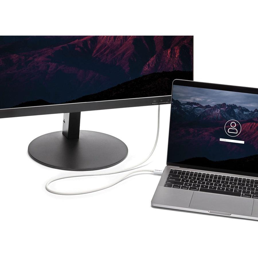 Startech.Com Thunderbolt 3 Cable - 20Gbps - 2M - White - Thunderbolt, Usb, And Displayport Compatible