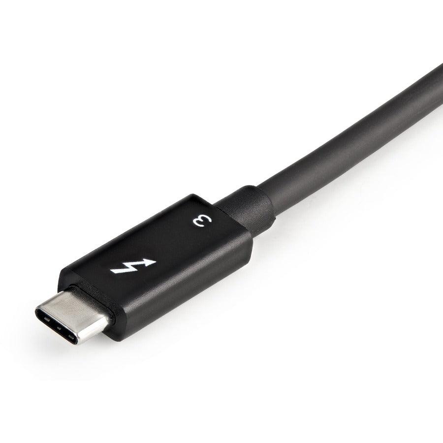 Startech.Com Thunderbolt 3 To Dual Displayport Adapter Dp 1.4 - Dual 4K 60Hz Or Single 8K/5K