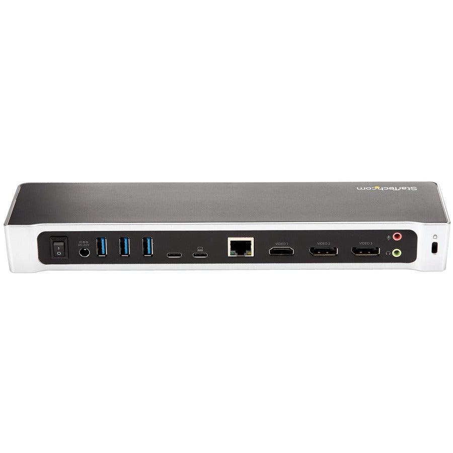 Startech.Com Triple Monitor 4K Usb-C Dock With 5X Usb 3.0 Ports