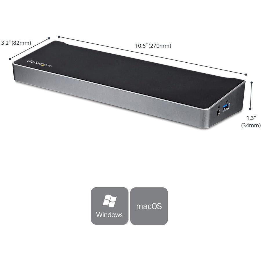 Startech.Com Triple-Monitor Usb 3.0 Docking Station - 1X Hdmi - 2X Displayport