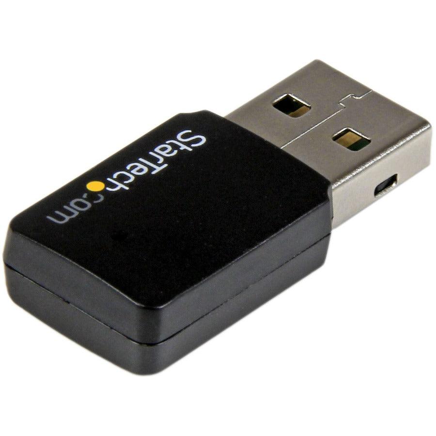 Startech.Com Usb 2.0 Ac600 Mini Dual Band Wireless-Ac Network Adapter - 1T1R 802.11Ac Wifi Adapter