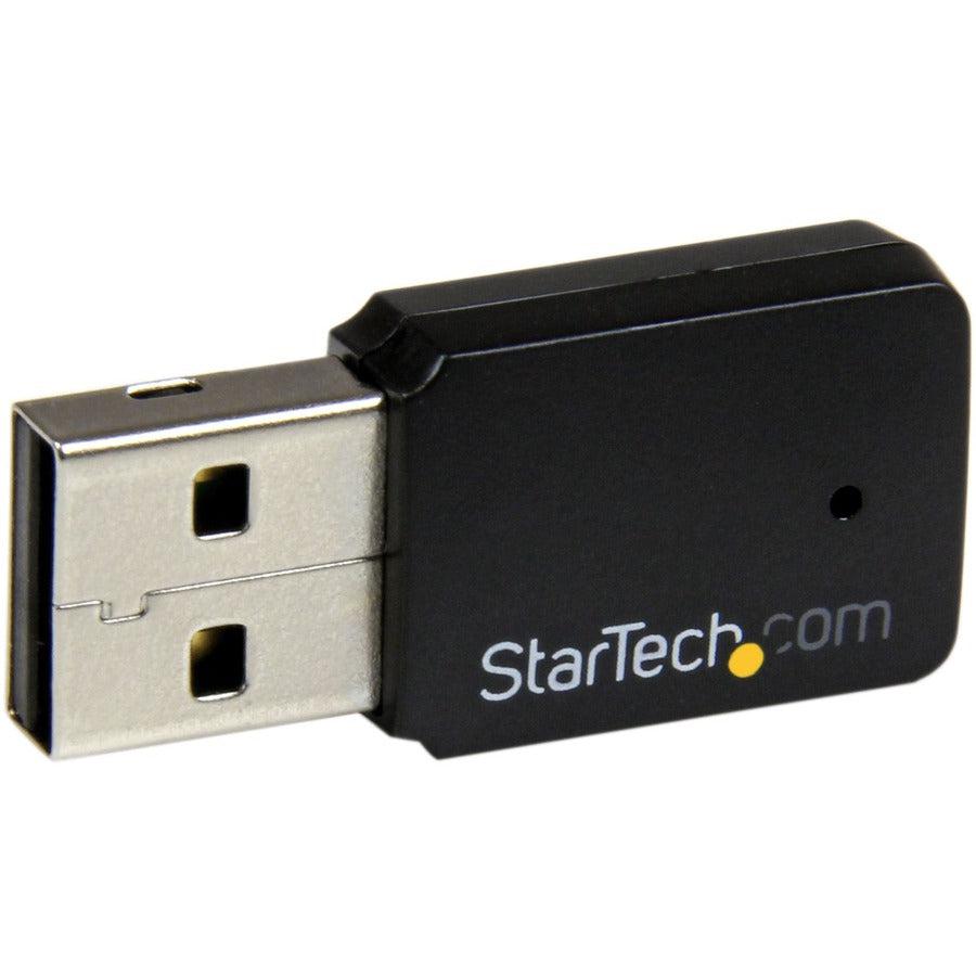 Startech.Com Usb 2.0 Ac600 Mini Dual Band Wireless-Ac Network Adapter - 1T1R 802.11Ac Wifi Adapter