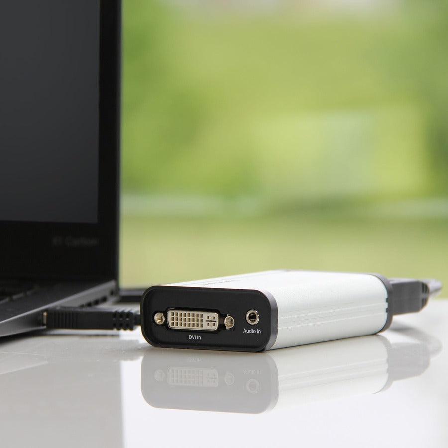 Startech.Com Usb 3.0 Capture Device For High-Performance Dvi Video - 1080P 60Fps - Aluminum