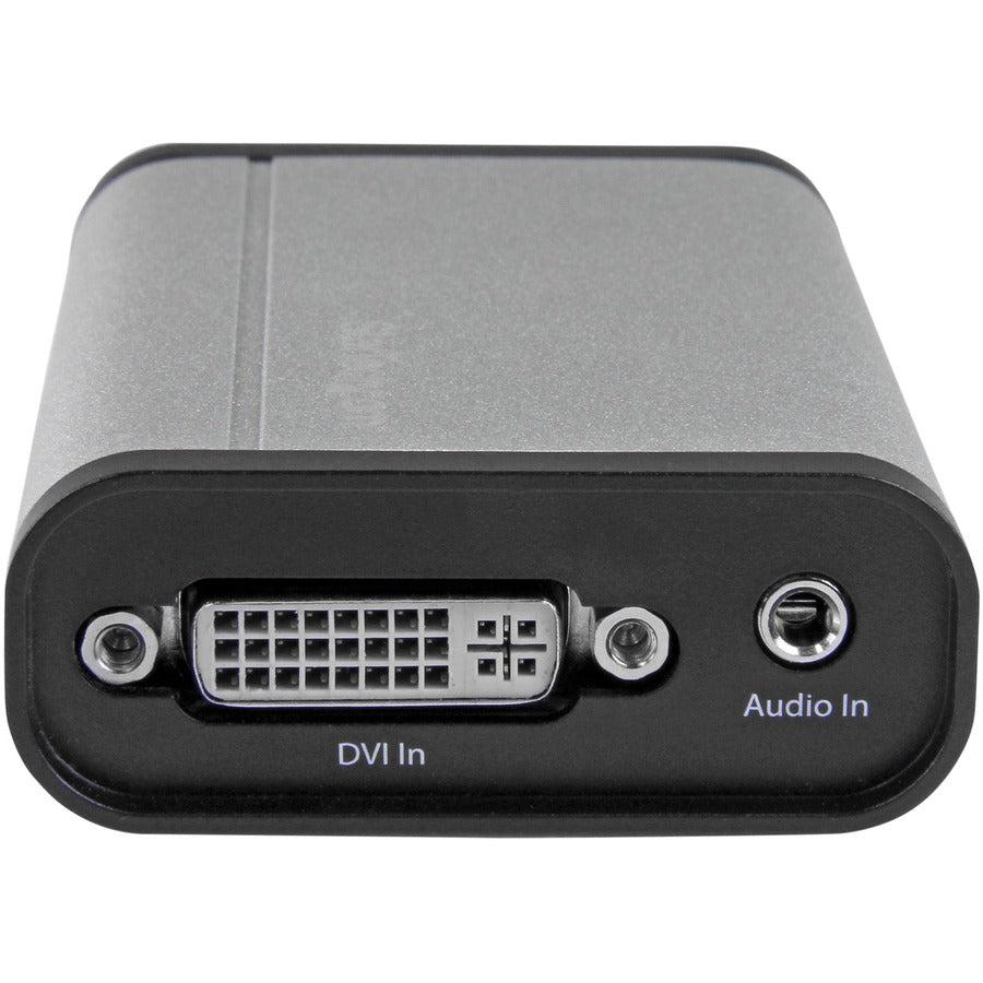 Startech.Com Usb 3.0 Capture Device For High-Performance Dvi Video - 1080P 60Fps - Aluminum