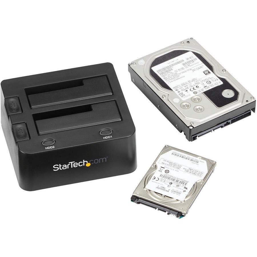 Startech.Com Usb 3.0 Dual Hard Drive Docking Station With Uasp For 2.5/3.5In Ssd / Hdd  Sata 6 Gbps