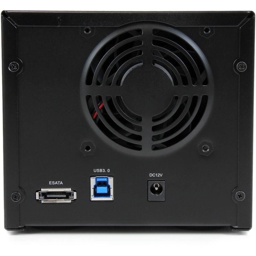Startech.Com Usb 3.0 / Esata Dual-Bay Trayless 3.5 Sata Iii Hard Drive Enclosure With Uasp - 2-Bay Sata 6 Gbps Hot-Swap Hdd Enclosure