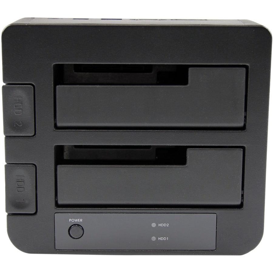 Startech.Com Usb 3.0 / Esata Dual Hard Drive Docking Station With Uasp For 2.5/3.5In Sata Ssd / Hdd  Sata 6 Gbps