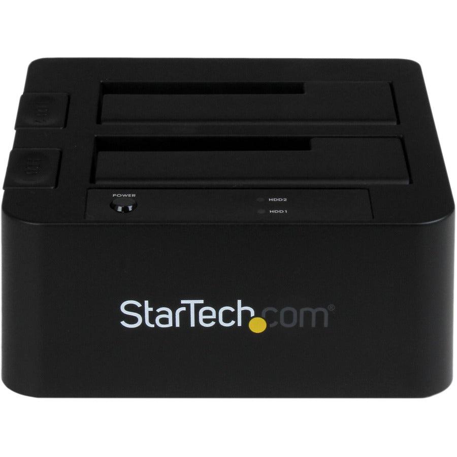 Startech.Com Usb 3.0 / Esata Dual Hard Drive Docking Station With Uasp For 2.5/3.5In Sata Ssd / Hdd  Sata 6 Gbps