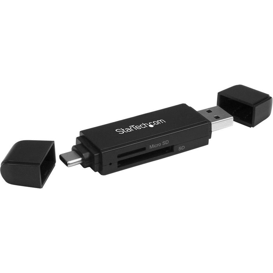 Startech.Com Usb 3.0 Memory Card Reader/Writer For Sd And Microsd Cards - Usb-C And Usb-A