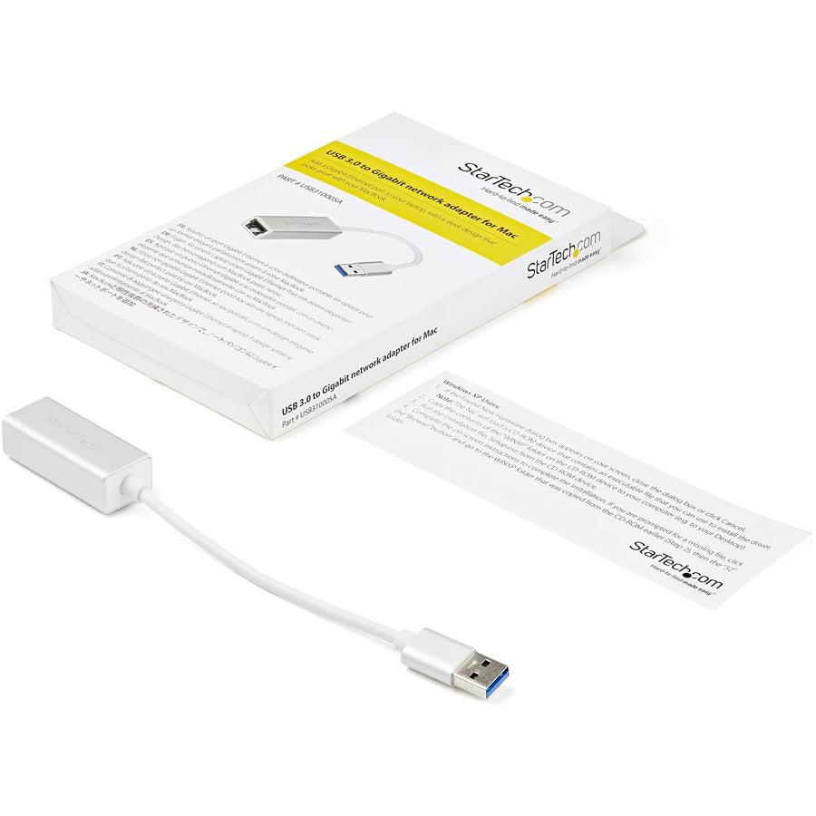 Startech.Com Usb 3.0 To Gigabit Network Adapter - Silver