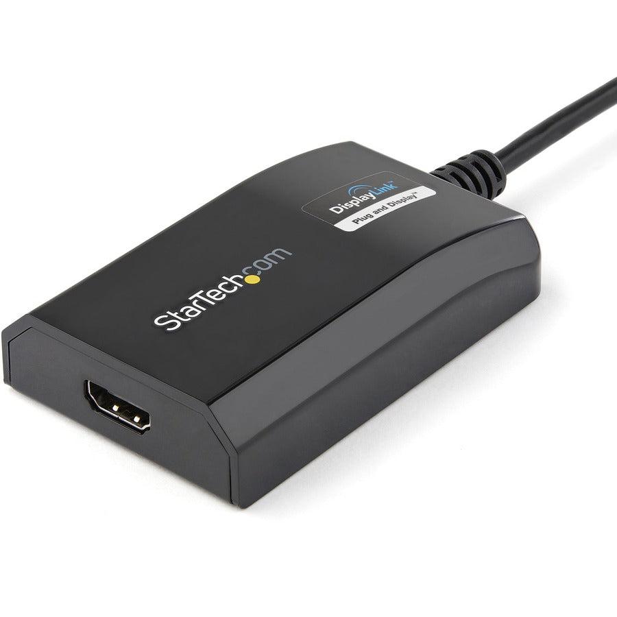 Startech.Com Usb 3.0 To Hdmi Adapter - Displaylink Certified - 1080P (1920X1200) - Usb Type-A To