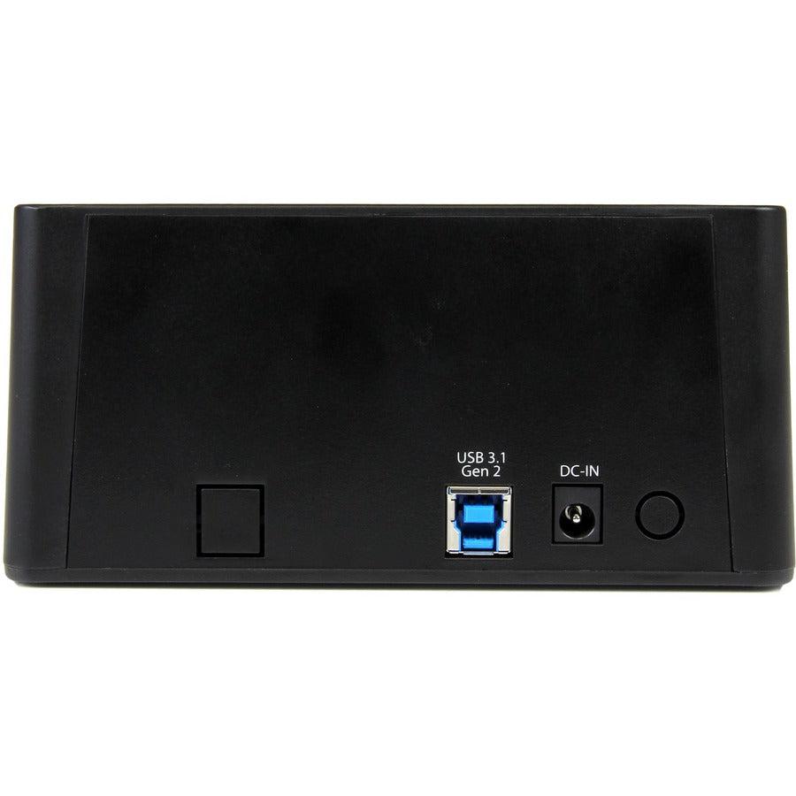 Startech.Com Usb 3.1 (10Gbps) Standalone Duplicator Dock For 2.5" & 3.5" Sata Ssd/Hdd Drives - With Fast-Speed Duplication Up To 28Gb/Min
