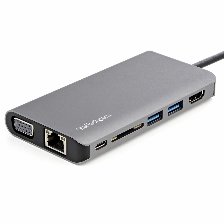 Startech.Com Usb C Multiport Adapter - Usb-C Mini Travel Dock W/ 4K Hdmi Or 1080P Vga - 3X Usb 3.0