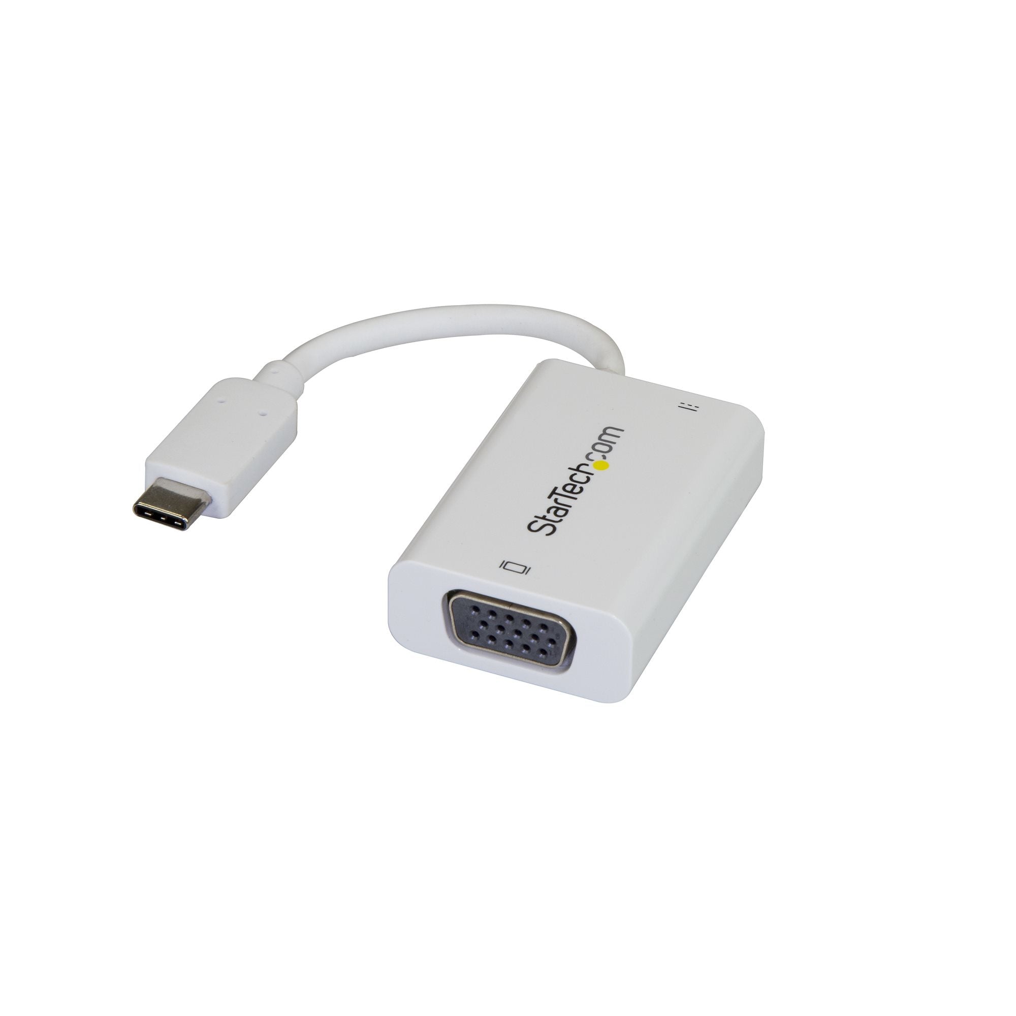 Startech.Com Usb C To Vga Adapter With Power Delivery - 1080P Usb Type-C To Vga Monitor Video Cdp2Vgaucpw
