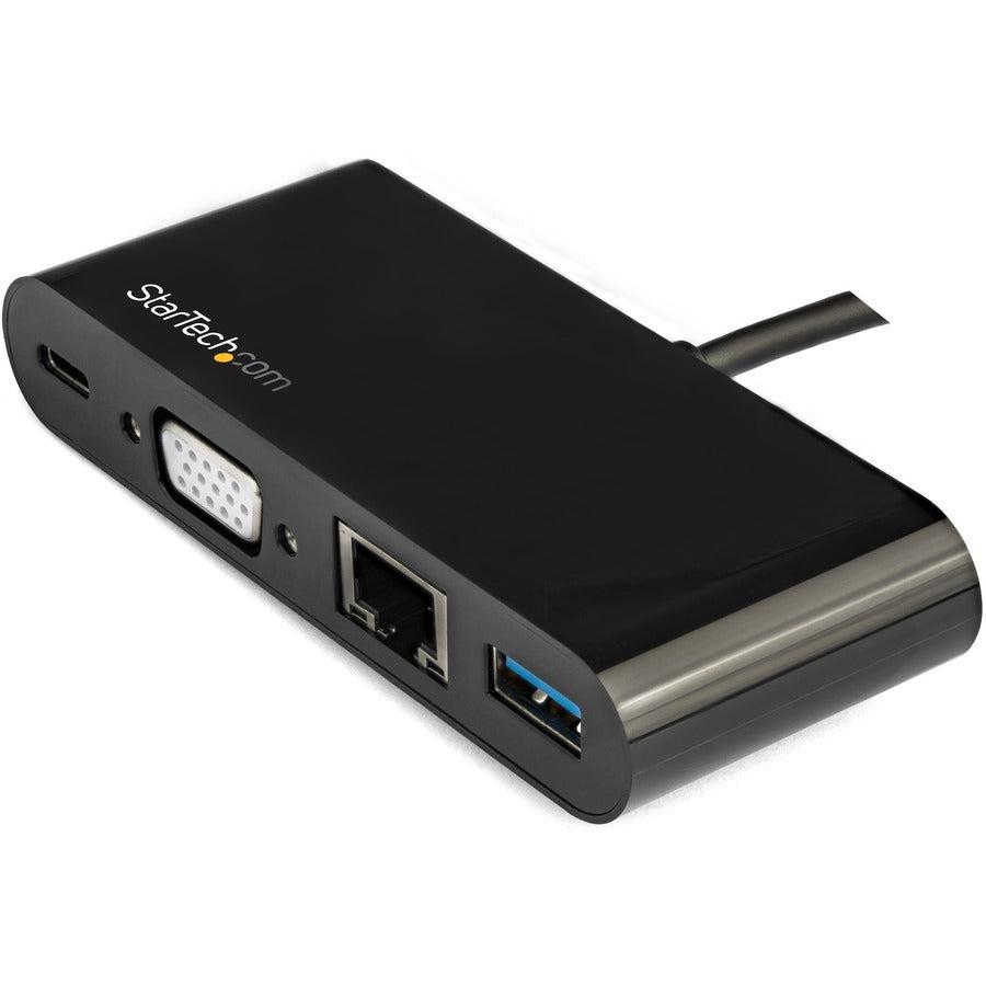 Startech.Com Usb-C Vga Multiport Adapter - Power Delivery (60W) - Usb 3.0 - Gbe