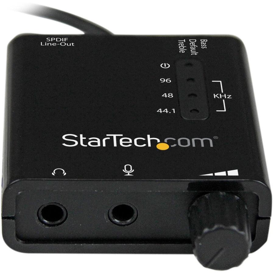 Startech.Com Usb Stereo Audio Adapter External Sound Card With Spdif Digital Audio