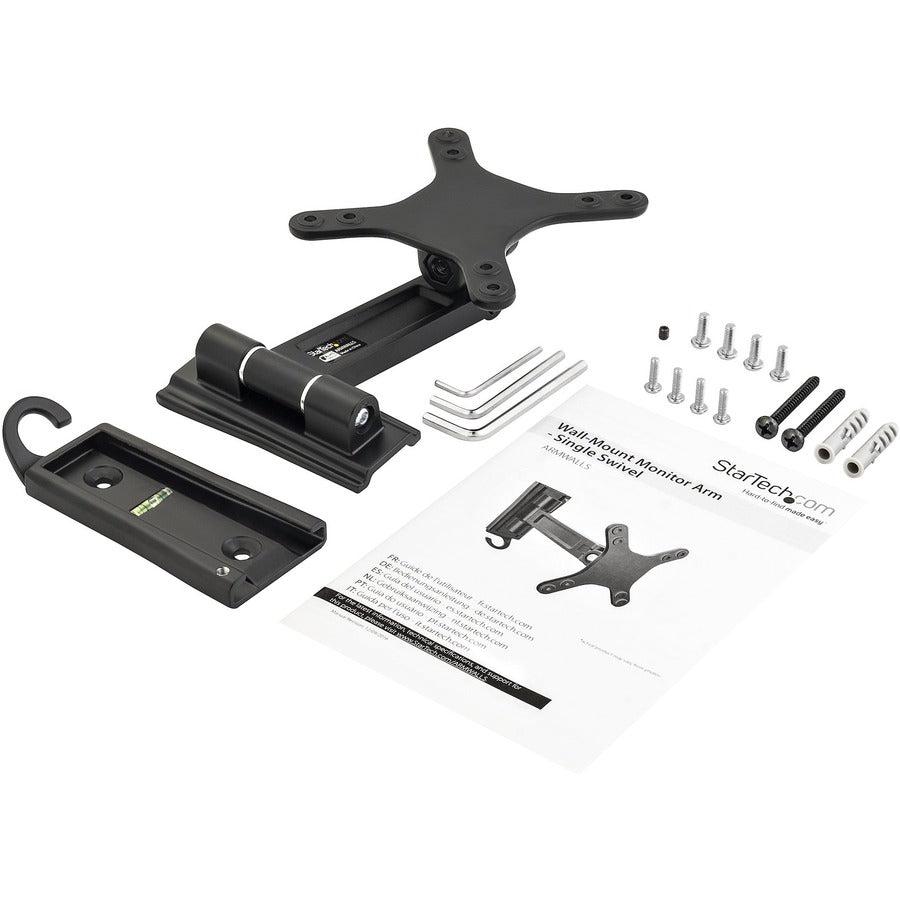 Startech.Com Wall-Mount Monitor Arm - Single Swivel