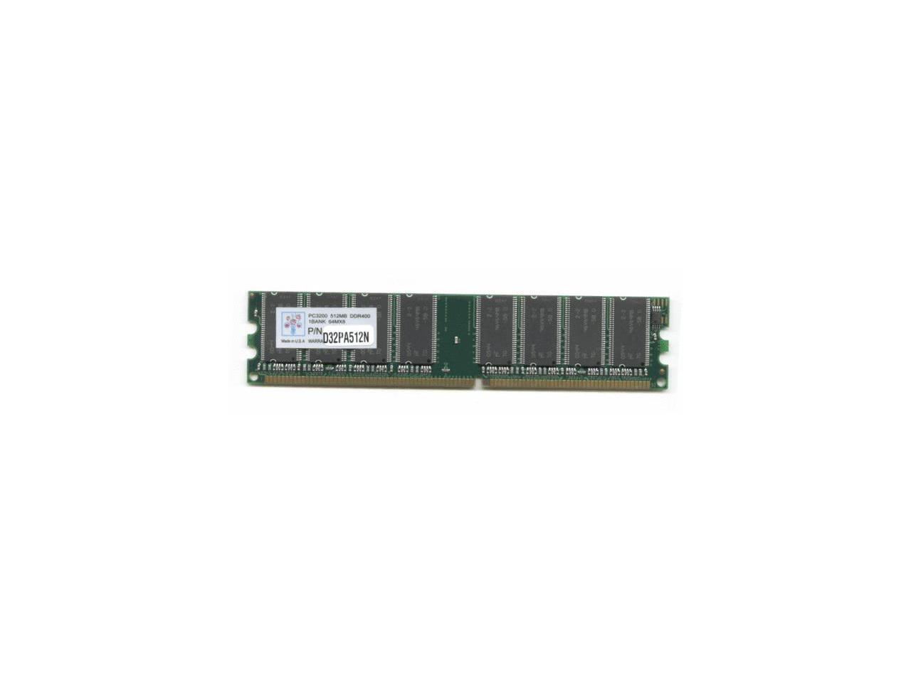 Super Talent D400 512Mb/64X8 No Heatsink Memory