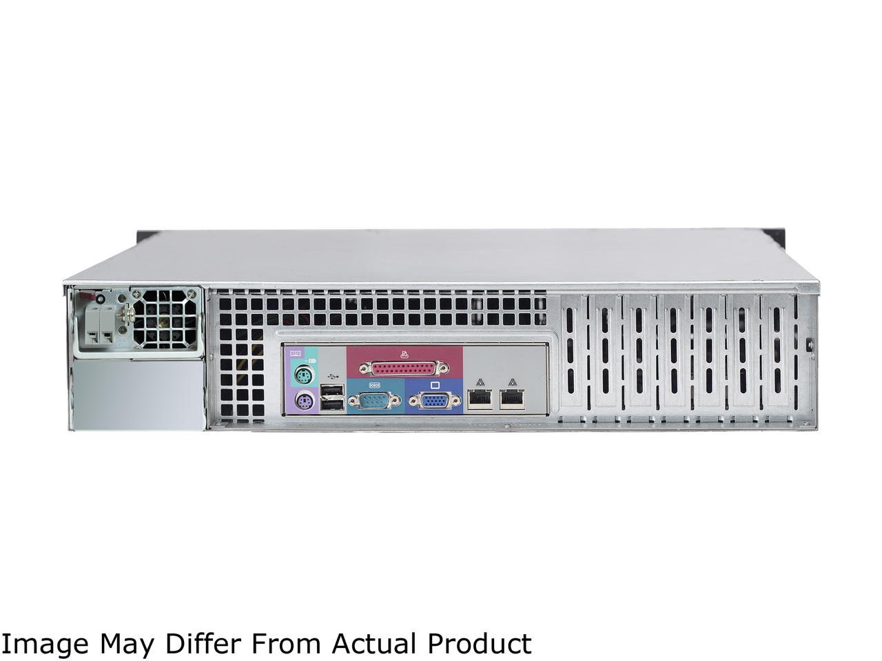 Superchassis Cse-825Tq-600Lpb 600W 2U Rackmount Server Chassis (Black)