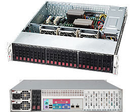 Supermicro 216Ba-R1K28Lpb Rack Black 1280 W