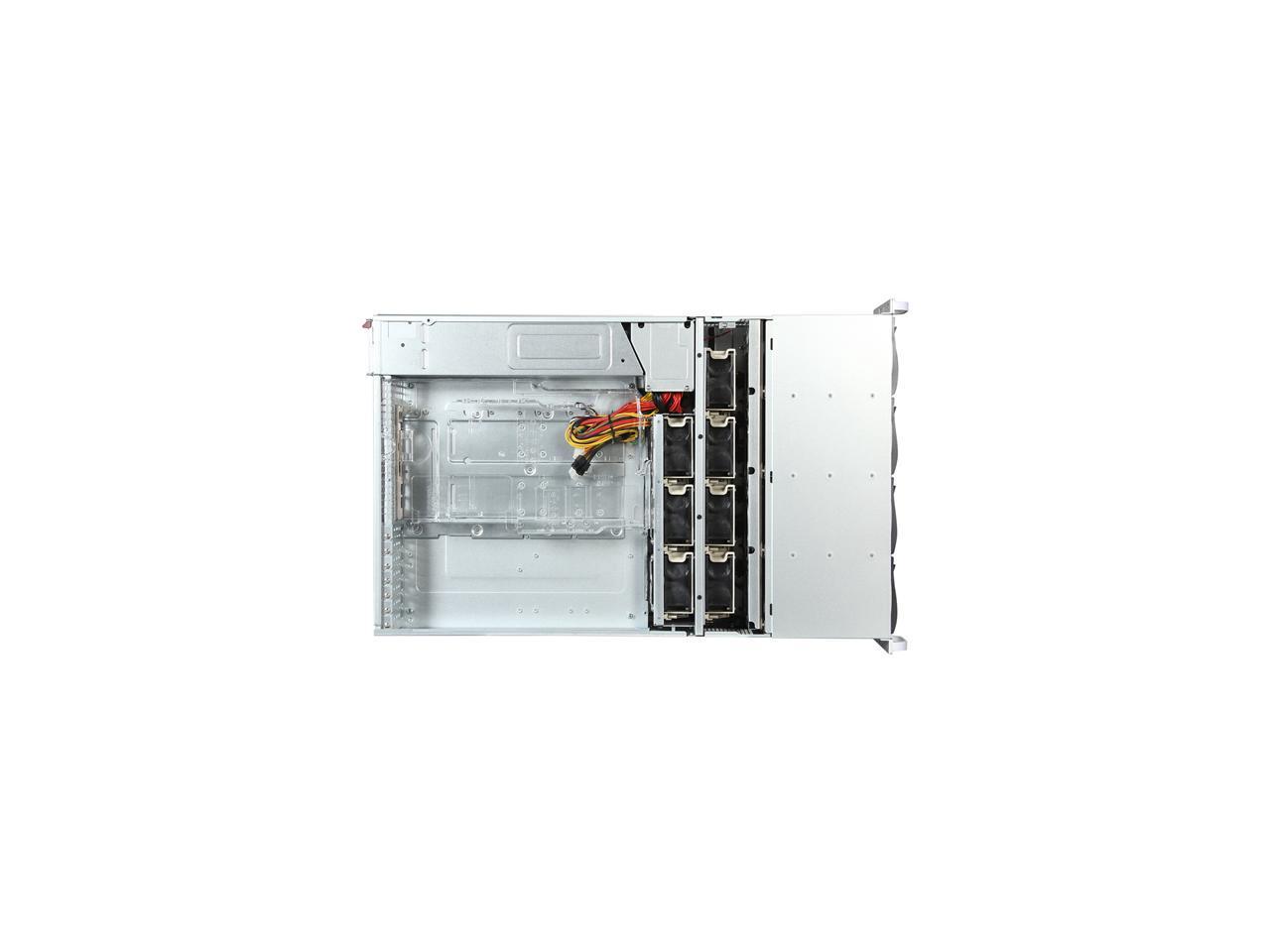 Supermicro Cse-847E16-R1400Lpb 1400W 4U Rackmount Server Chassis (Black)