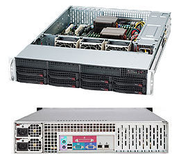 Supermicro Superchassis 825Tqc-R1K03Lpb Rack Black 1000 W
