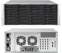 Supermicro Superchassis 846Be1C-R1K23B Rack Black 1200 W