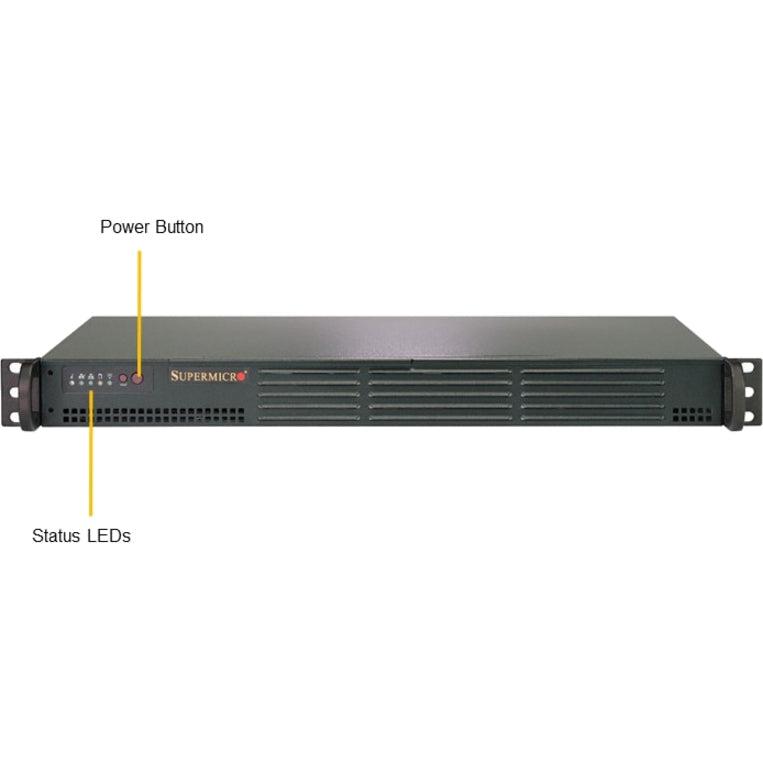 Supermicro Superserver 5019C-L Intel C242 Lga 1151 (Socket H4) Rack (1U) Black