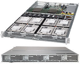 Supermicro Superserver 6018R-Td8 Intel® C612 Lga 2011 (Socket R) Rack (1U) Black